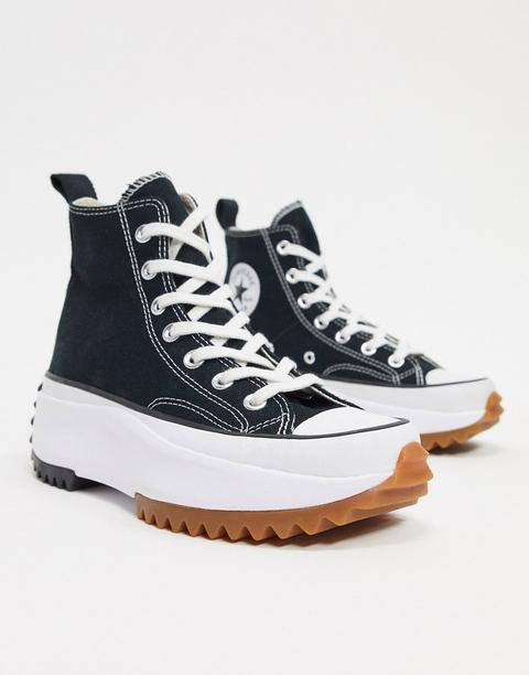 Converse - Run Star - Baskets Style Randonnée - Noir