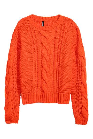 Pullover In Maglia A Trecce