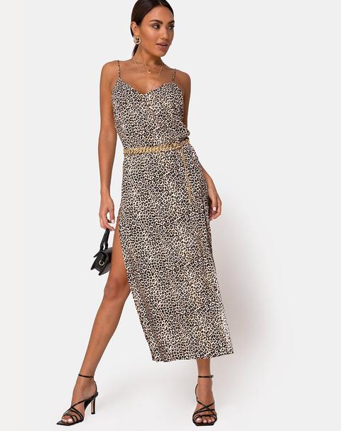 Hime Maxi Dress In Rar Leopard