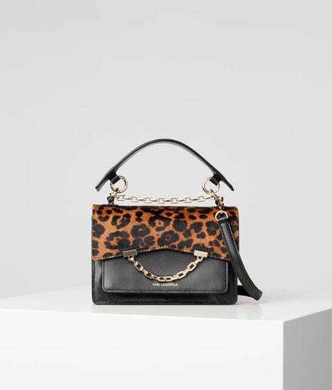 K/karl Seven Leopard Shoulder Bag