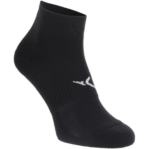 Calcetines Antideslizantes Cortos Fitness Yoga Negro