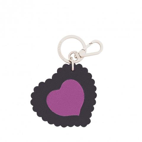 Portachiavi A Cuore In Pelle