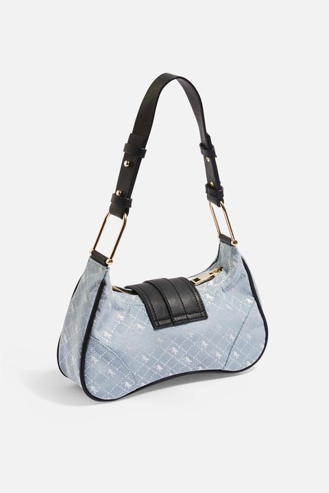 Womens Madrid Jacquard Shoulder Bag Blue Blue from Topshop on