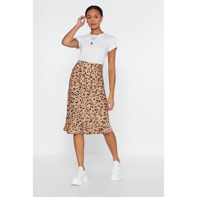leopard midi skirt the cut