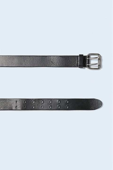 Ceinture En Cuir À Boucle Double