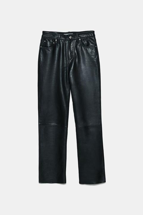 Pantalon En Cuir