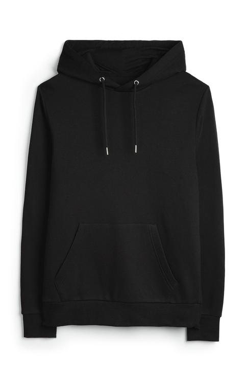 basic hoodie black