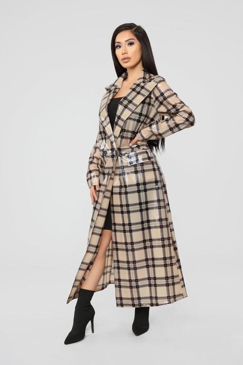 Who S Lurking Trench Coat Beige From, Fashion Nova Trench Coats