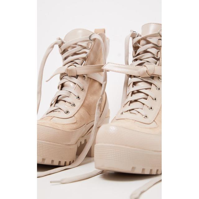 karmel beige biker boots