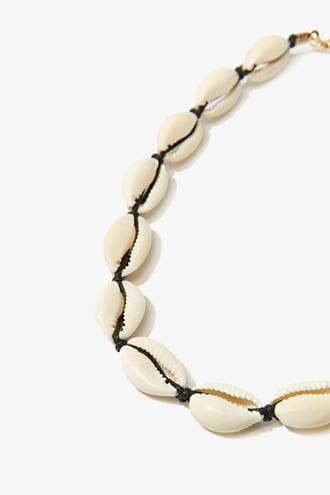 Forever 21 Cowrie Shell Necklace Natural
