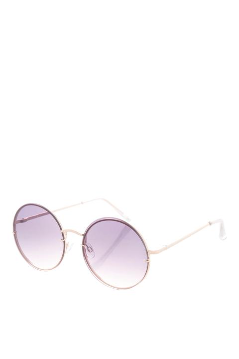 Womens Melinda Dome Lens Sunglasses - Rose Gold, Rose Gold