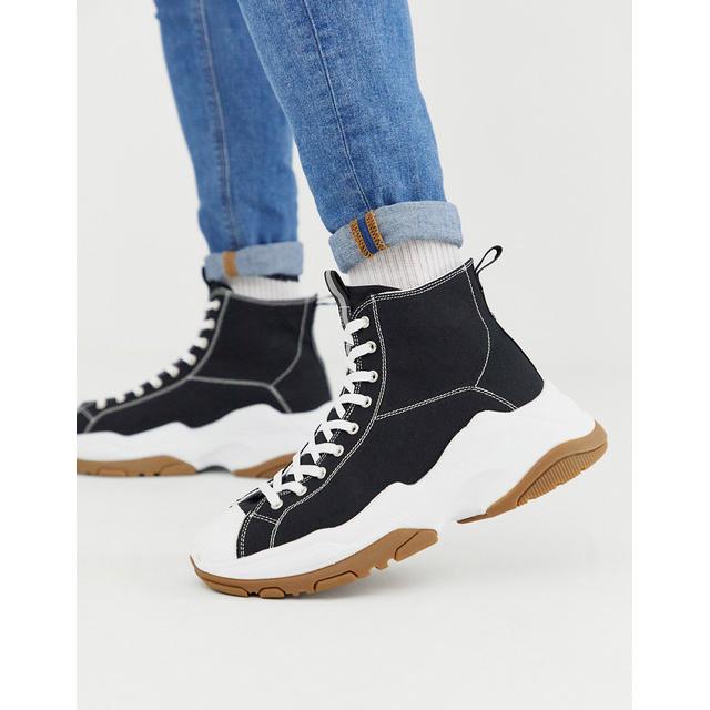 asos black plimsolls