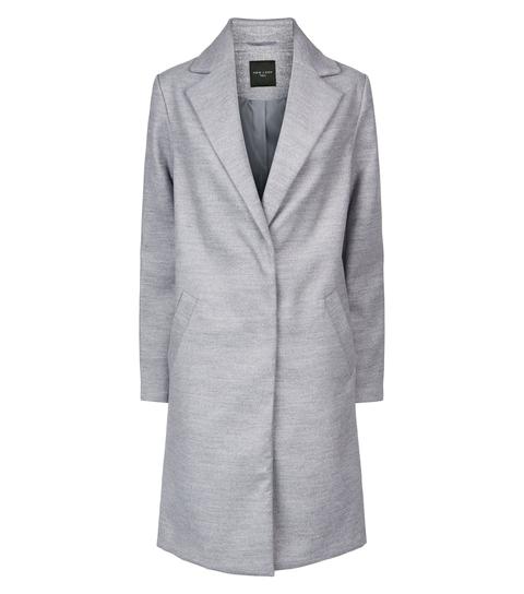 grey longline coat