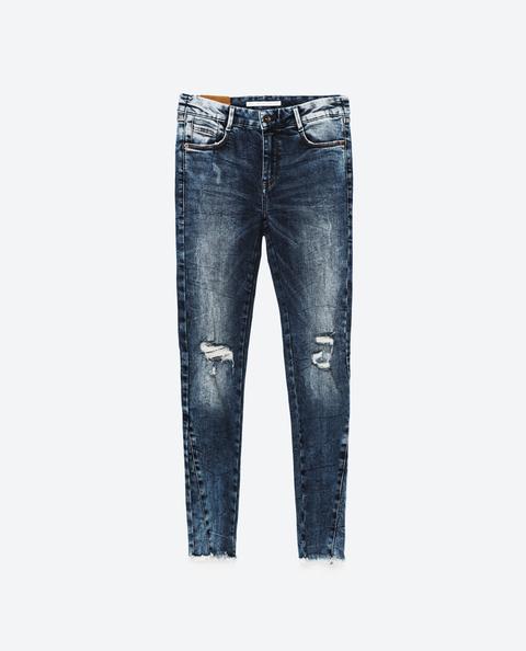 Pantalón Denim Skinny Rotos