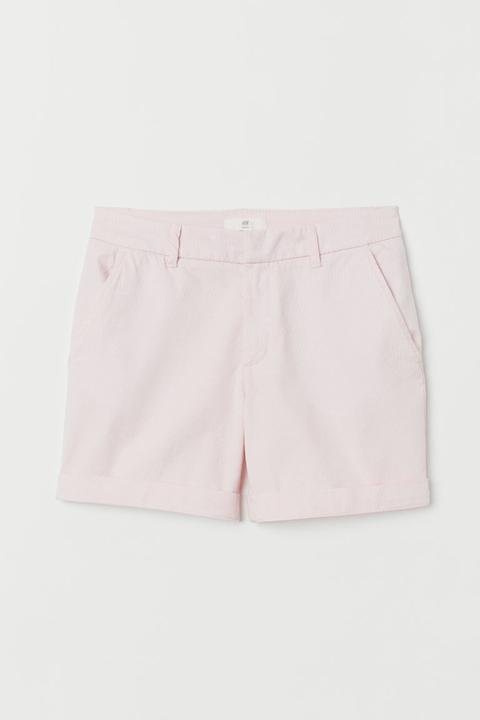 h&m pink shorts