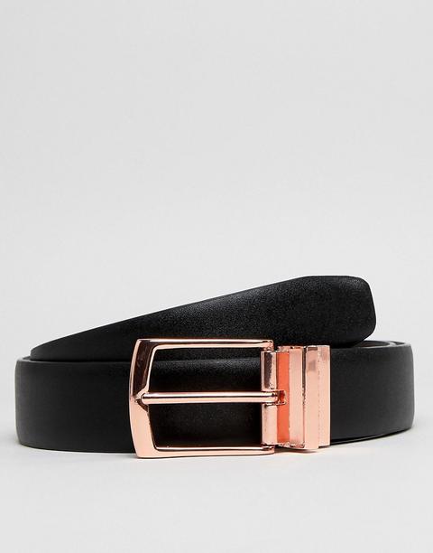 black belt rose gold buckle