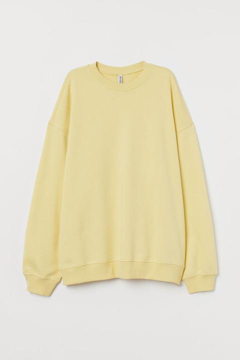 Sweat Oversize - Jaune