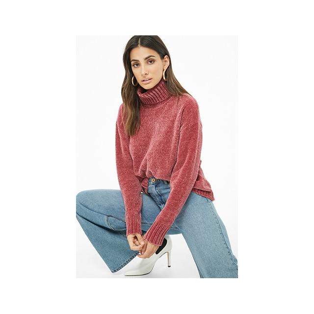 Forever 21 Chenille Turtleneck Sweater Mauve from Forever 21 on 21 Buttons Forever 21 Chenille Turtleneck Sweater Mauve from Forever 21 on 21 Buttons