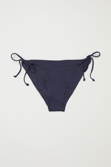 H & M - Slip Bikini A Tanga - Blu