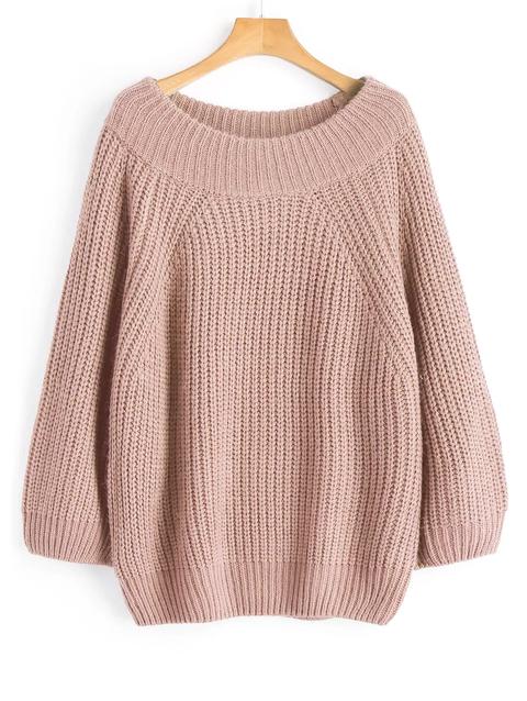 Maglione Pullover Con Spalle Scoperte