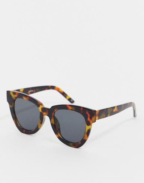 Gafas De Sol Ojos De Gato Con Montura Gruesa De Asos Design-marrón