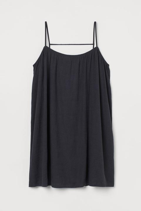 H & M+ Vestido Amplio - Negro