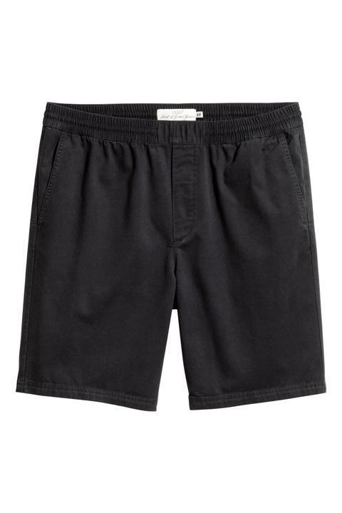 H & M - Bermuda In Twill Di Cotone - Nero