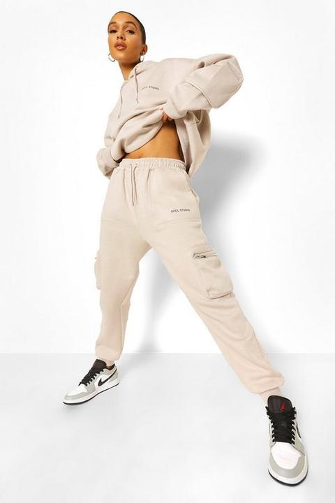 3D Cargo Pocket Hooded Tracksuit