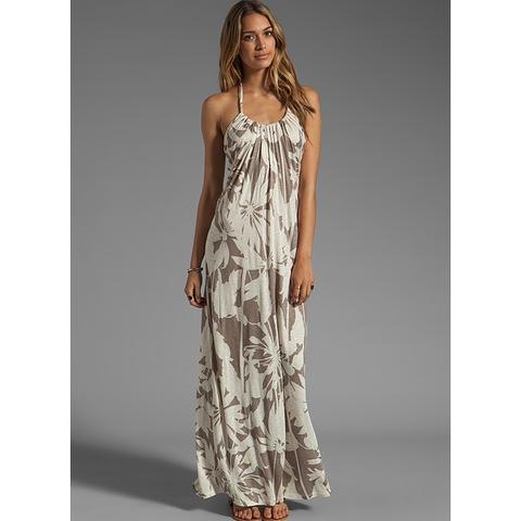 abito lungo senza maniche