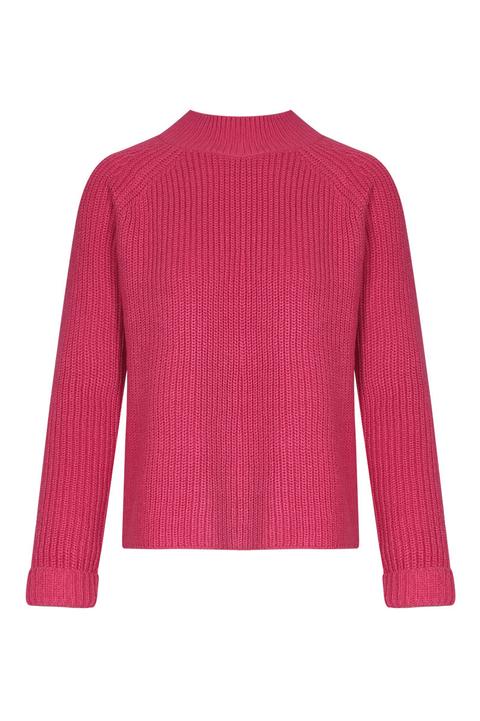 Pullover Accollato Con Risvolti