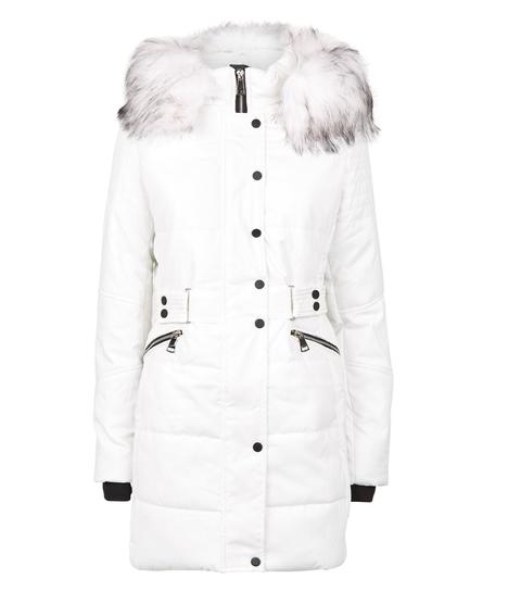 white parka coat