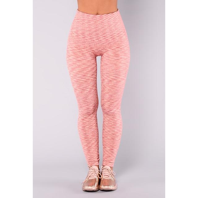Heather Seamless Fleece Lined Leggings 