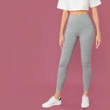 Leggings Cortos Gris