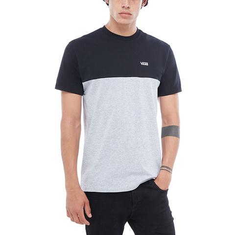 Vans T-shirt Colorblock (black/atheltic Heather) Uomo Nero