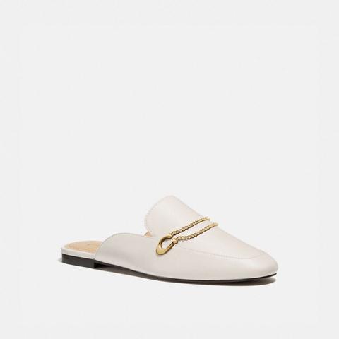 Sawyer Slide Loafer In White - Size 10 B