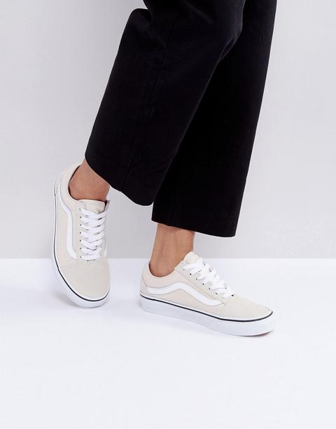 Vans Old Skool Trainers In Off White