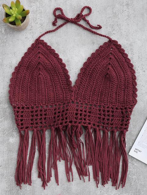 Nappe Crochet Bralette Swim Top
