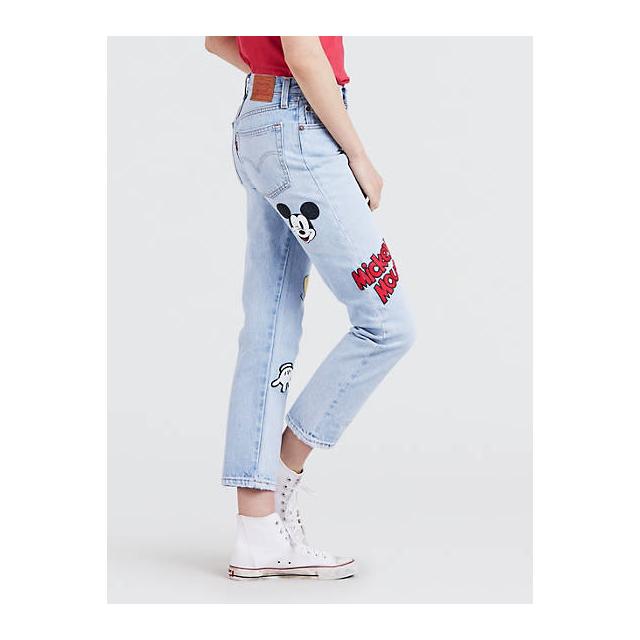 Levi's X Disney Mickey Mouse 501 Original Cropped Women's Jeans 25x28 from  Levi's on 21 Buttons