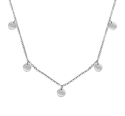 Iconic Iris Necklace Silver