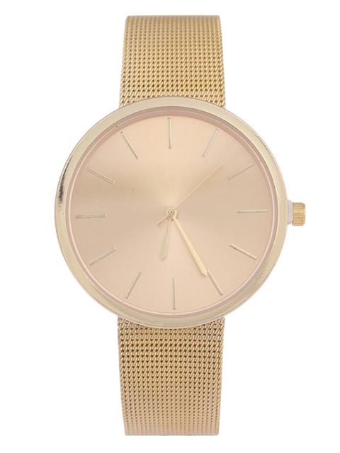 Simple Steel Mesh Band Quartz Watch