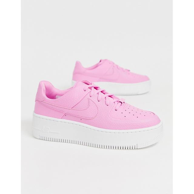 Nike - Air Force 1 Sage - Sneakers Basse Rosa - Rosa from ASOS on 21 Buttons