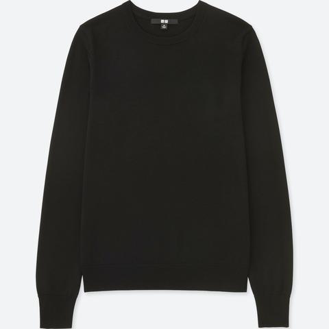 Women Extra Fine Merino Crew Neck Jumper