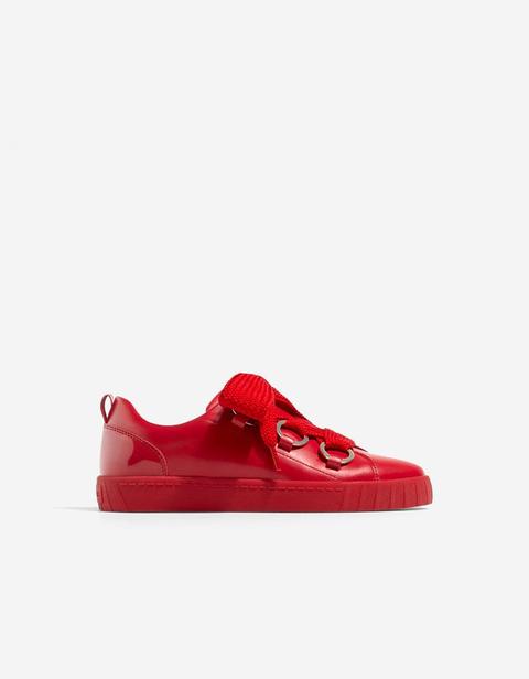 Sneakers Lacci Rosse Rosso