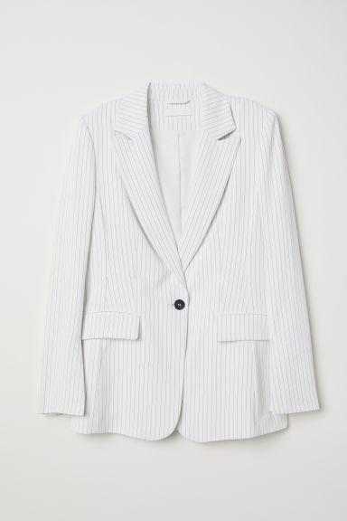 H & M - Blazer Monopetto - Bianco