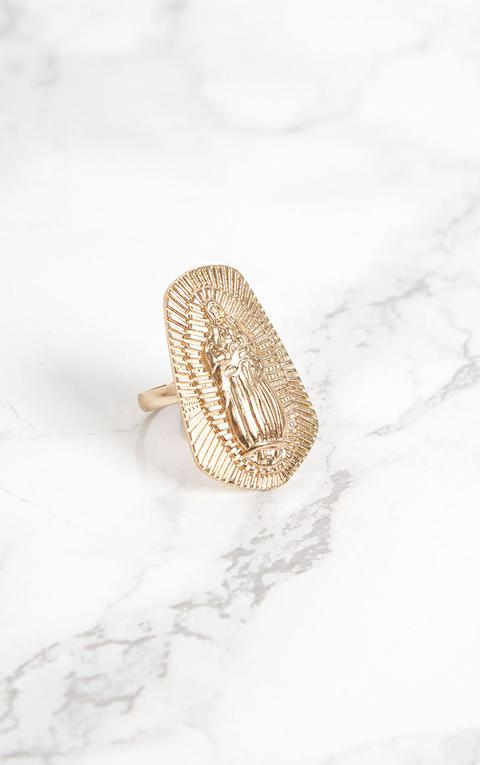 Gold Renaissance Pendant Ring