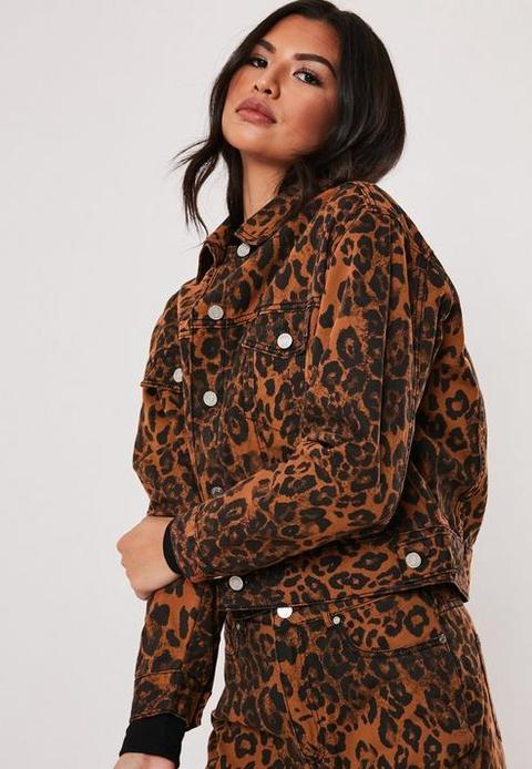 Missguided leopard shop print jacket