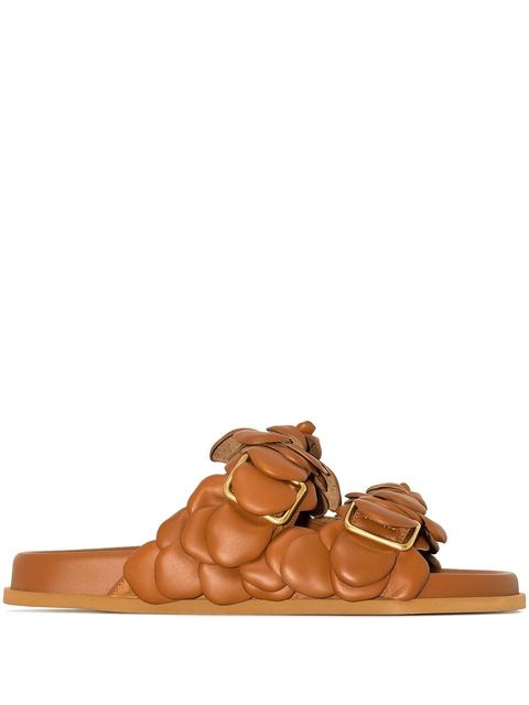 Valentino Garavani Sandales Atelier 03 Rose Edition - Marron