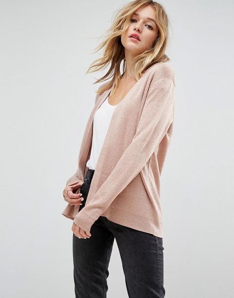 Asos - Cardigan Metallizzato - Rosa