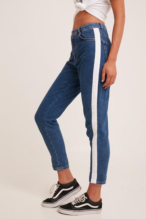 Jeans Boyfriend Banda Lateral