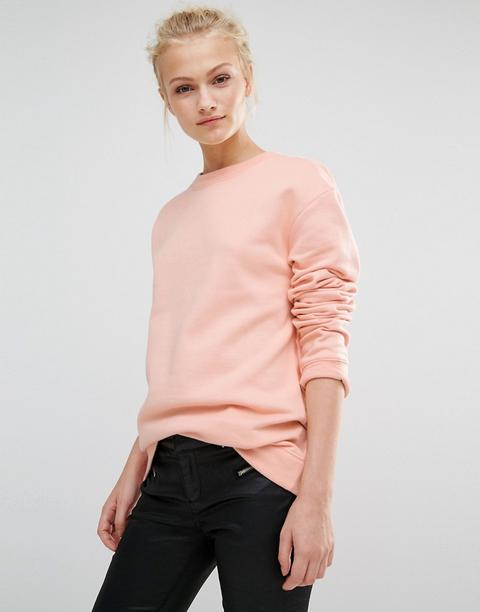 Warehouse - Felpa Oversize - Rosa